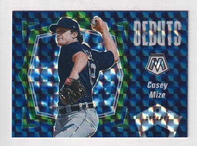 2021 Panini Mosaic DEBUTS BLUE MOSAIC PRIZM REFRACTOR #PD13 CASEY