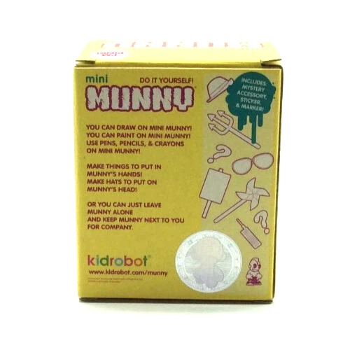 Kidrobot Mini MUNNY Do It Yourself Soft Vinyl Toy - Image 4 of 4