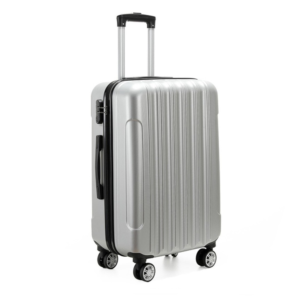 Maleta rígida trolley maleta de viaje maleta con ruedas 4 ruedas gemelas cerradura TSA