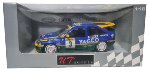 UT Models 1:18 Scale Ford Escort RS Cosworth 1st Monte Carlo 1996 YACCO Model - Afbeelding 1 van 12