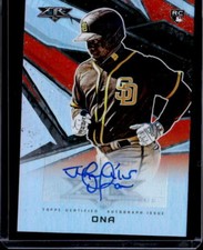 2021 Topps Fire #AV-JOA Jorge Ona Autographs