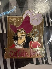 Disney Store Countdown to the Millennium Pin #86 Captain Hook 1953 - NEW in Pack