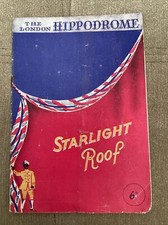 LONDON HIPPODROME theatre Programme STARLIGHT ROOF 1948 vic Oliver,Fred Emney,