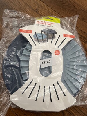 Chef n Multifunktions-Silikondeckel 23 cm & 28 cm belüftet und glatt NEU