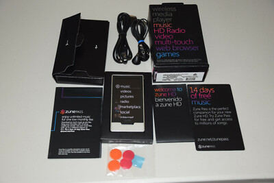 Microsoft Zune HD Platinum (32 GB) Digital Media Player for sale