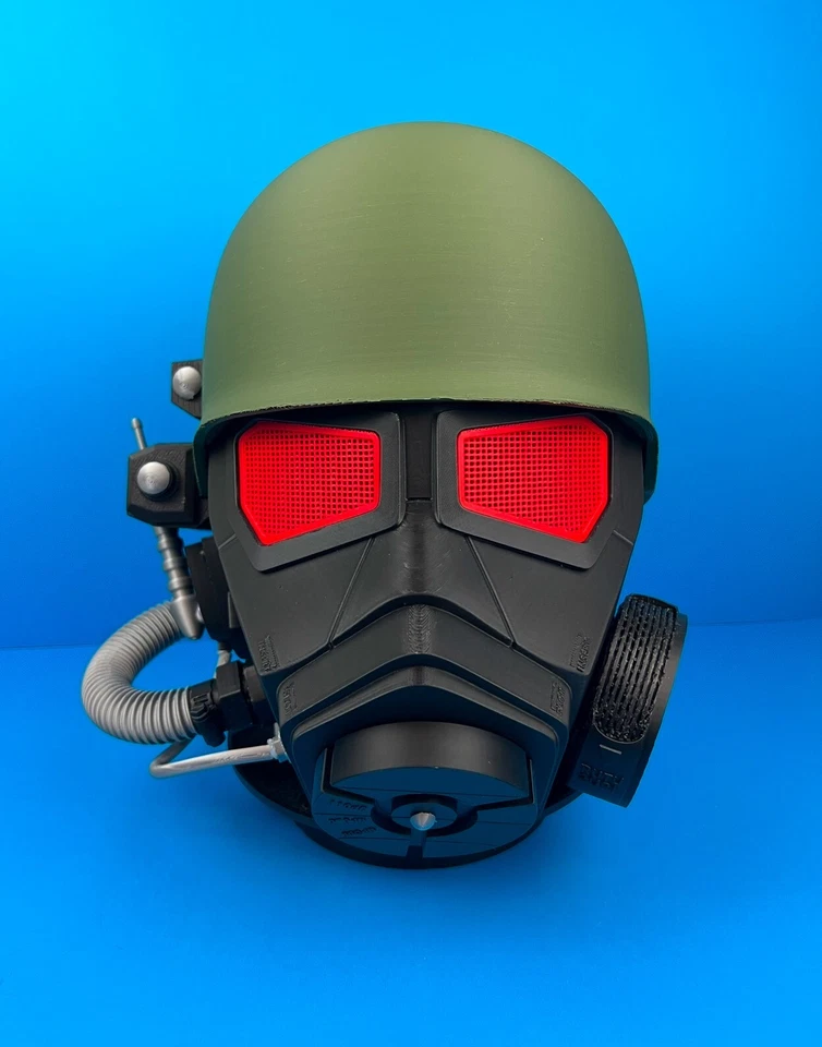 Casco de guardabosques veterano Fallout NCR - Casco de cosplay post-apocalíptico impreso en 3D Foto 4 de 4