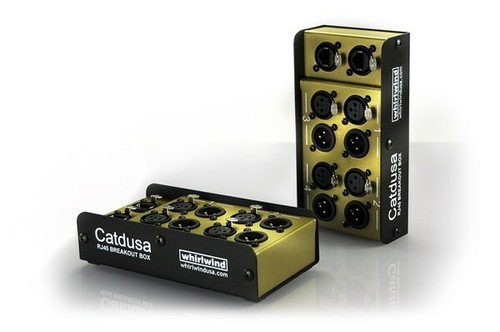 Whirlwind Catdusa RJ45 Cat5 Analog Snake Box interconnet XLR to Cat5 - Picture 2 of 4