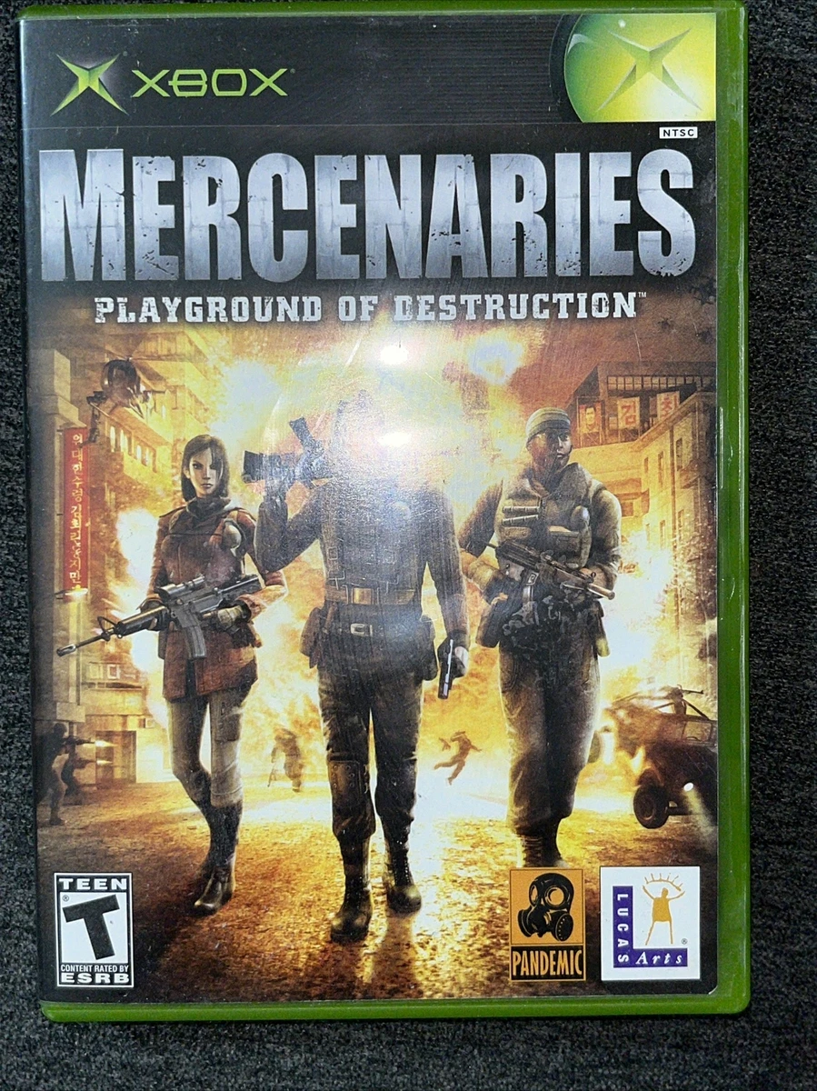 Mercenaries Playground of Destruction Original Xbox Used Complete