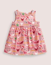 Mini Boden Chicken Pinnie Pink NWT New 18-24months