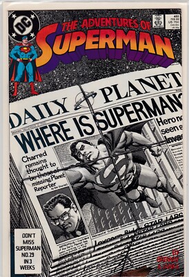 THE ADVENTURES OF SUPERMAN #451 DC COMICS MINT NEVER READ