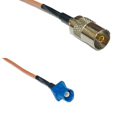 RG316 DVB TV Pal Female to Fakra C Male RF Cable Rapid-SHIP LOT