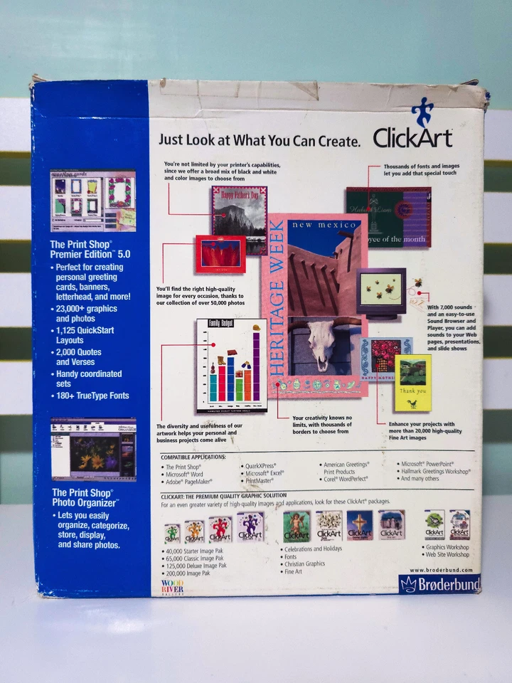 Clickart 300,000 Premiere Image Pak 20 CD Set! Software + Book by Broderbund - Image 3 of 4