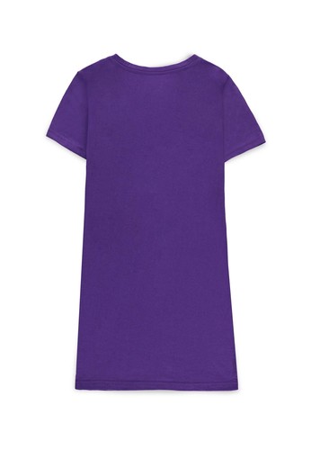 Disney Fearless Princess (Kids) - Ariel Girls Short Sleeved T-Shirt Dress Purple - Picture 3 of 3