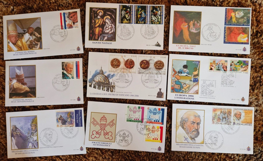 Vatican City Modern First Day Cover Lot