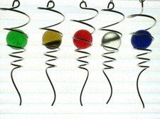 KUGELSPIRALE Durchmesser ca 45 mm Spirale mit Glaskugel