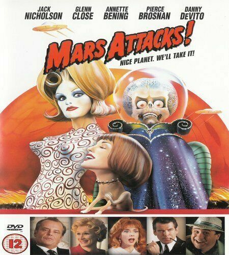 Mars Attacks! DVD Comedy (1998) Jack Nicholson Quality Guaranteed Amazing Value - Photo 1/7