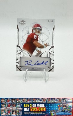 2024 Leaf Trinity - Clear Auto Bronze Dillon Gabriel #CA-DG1 Auto Sooners #/99
