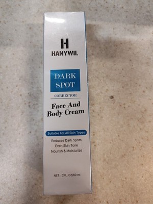 HANYWIL Dark Spot Corrector Cream designed for both face and body.