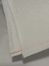 Zweigart 14 Count Opalescent White Aida 18x21  For Cross Stitch  More