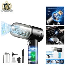 Portable Mini Vacuum with Compressed Air Duster Effortless Cleaning Solution