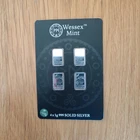Wessex Mint 4 x 1g Springbok Fine Silver .999 Bars