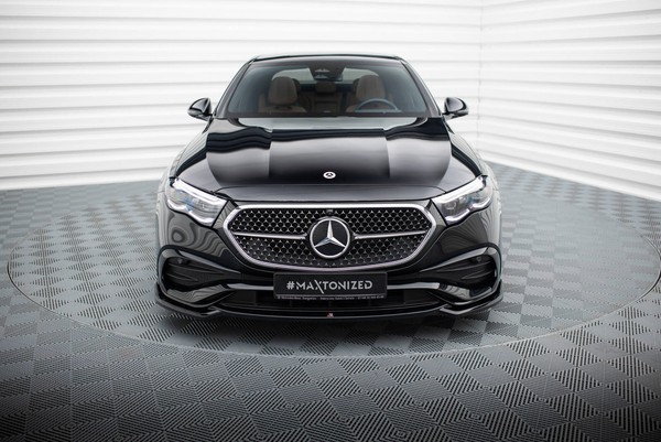 Front Ansatz V.1 FüR Mercedes-Benz E Amg-Line W214 Frontspoiler Schwarz-image