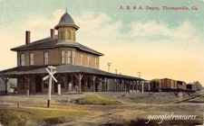 GA~GEORGIA~THOMASVILLE~ATLANTA BIRMINGHAM & ATLANTIC RAILROAD DEPOT~C.1910
