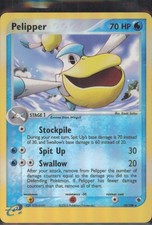 EX Ruby and Sapphire #19/109 Pelipper Reverse Holo LP on eBay