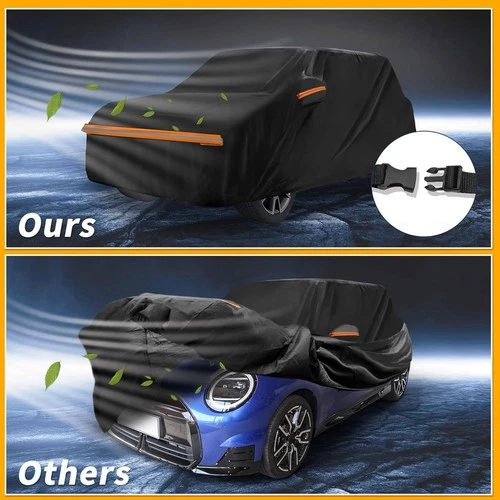 Heavy Duty 6 Layer Car Cover For Mini Cooper 2002-2024 Waterproof UV Protect UK - Picture 7 of 15