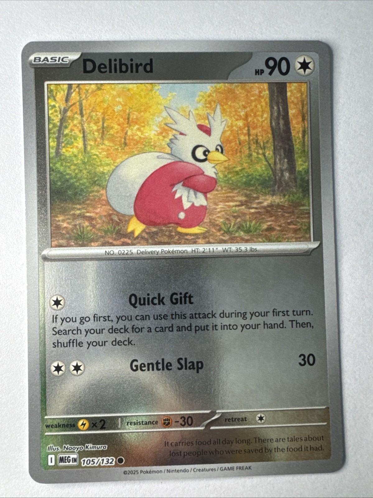 Delibird 105/132 Me01: Mega Evolution Reverse Holo