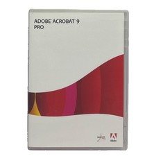 Adobe Acrobat 9 Pro Software MAC OS DVD Serial Number Included