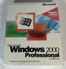 Microsoft Windows 2000 Professional - Upgrade Edition - New in Box/Sealed