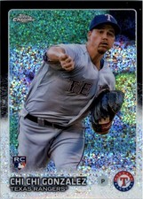 2015 Topps Update Chrome Black Refractors #US102 Chi Chi Gonzalez /99 - BB