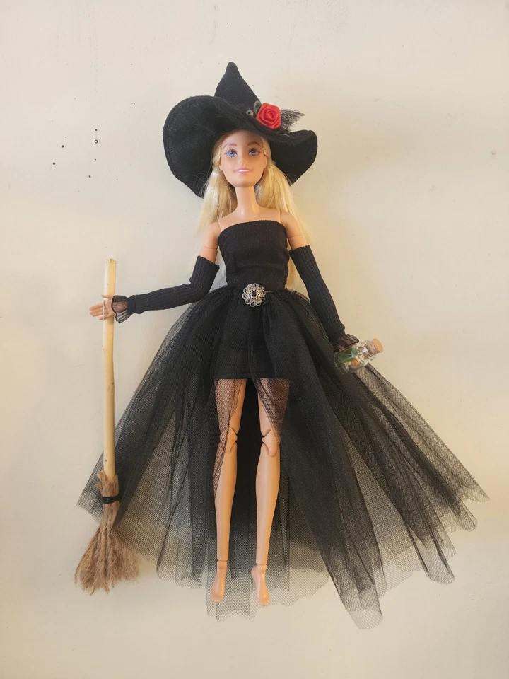 fantasia de bruxa Barbie Halloween - Imagem 2 de 3