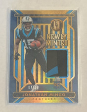 2023 Gold  Standard Jonathan Mingo Newly Minted Sapphire #04/10 RC Rookie Patch