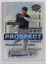2024 Panini Prospect Edition Silver Prizm Signatures Francisco Vilorio Auto uk2