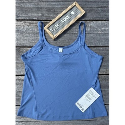 Lululemon Align Scoop Waist-Length Tank Prep Blue Size 14 NWT