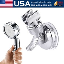 Adjustable Shower Head Holder Suction Cup Handheld Showerhead Wall Mount Bracket