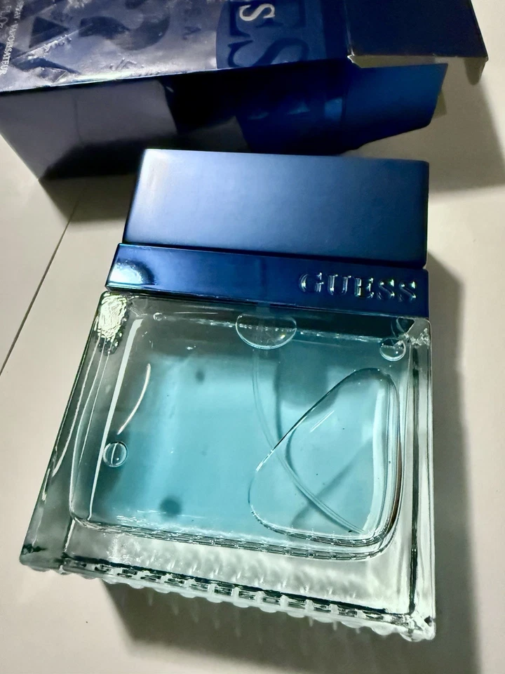 Guess Seductive Homme Azul Hombres EDT 3.4 oz / 100 ml Nuevo Perfume Colonia Caja Abierta Foto 3 de 4