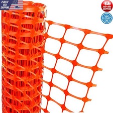 Plastic Safety Barrier Fence 250ft Construction Crowd Control Netting Roll New