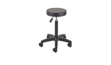 Efalock Rollhocker Cut Kunstleder schwarz gummierte Rollen - keine Schnitthaare!