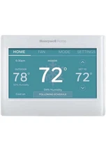 Honeywell Home Smart Color Wi-Fi Programmable Touch Screen Thermostat RTH9600WF