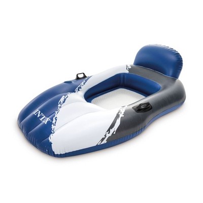 Intex Floating Mesh Lounge Chair Float Lounger w/ Cupholder (Open Box)