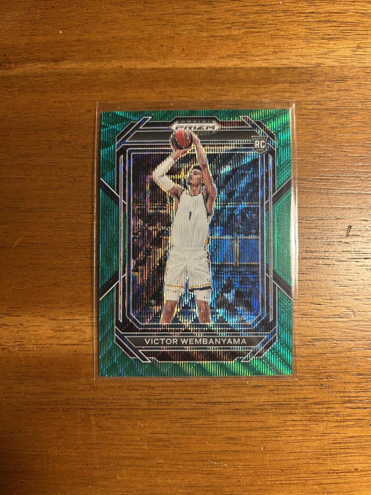 Victor Wembanyama Rookie Green Wave Prizm 2023 Panini Prizm Draft Picks #2 Spurs