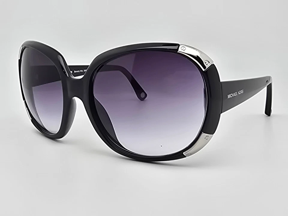 迈克高仕MKS205比佛利山庄黑色镜框灰色渐变镜片太阳镜59毫米 — 第 3/4 张图片