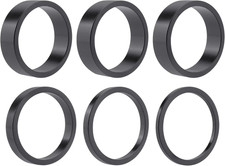 6Pcs Aluminum Alloy Headset Spacers 1 1/8" Headset Spacer for MTB BMX Road Bikes