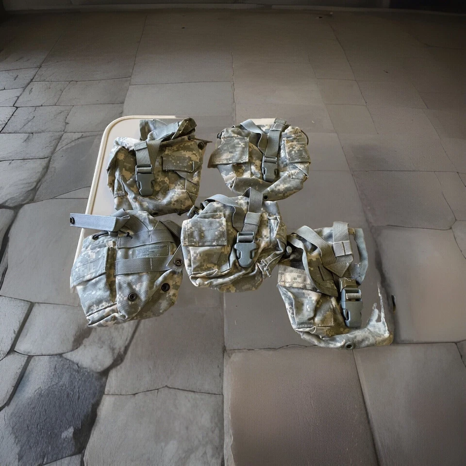 5x US Army Molle II ACU Water Canteen - Photo 4/4