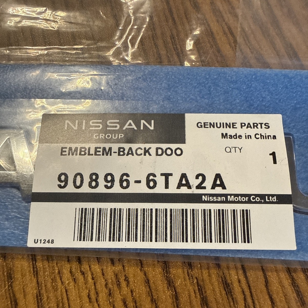 Genuine Nissan 2022-2024 Pathfinder Nameplate 90896-6TA2A PLATINUM