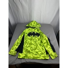 Batman Pullover Hoodie LARGE 10/12 Child Youth Sweatshirt DC Comics