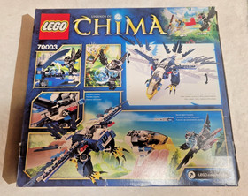 LEGO Chima 70003 Eris Eagle Interceptor NEW Sealed Bags Open Box Retire set.